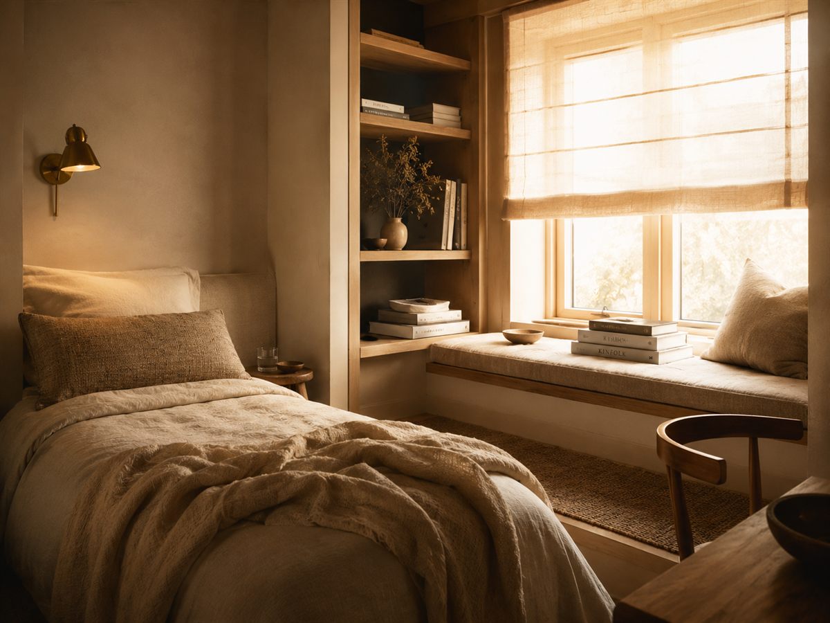 The Nook — a snug room with a deep window seat